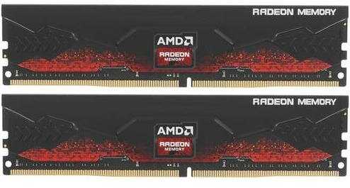 Оперативная память AMD Radeon R9 Gaming Series 64 ГБ DDR4 DIMM CL18 (R9S464G3606U2K) фотография 3