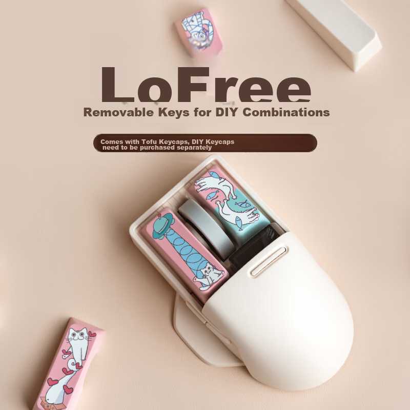 Компьютерная мышь LOFREE Wireless Three-Mode PBT Office with OLED Display фотография 11
