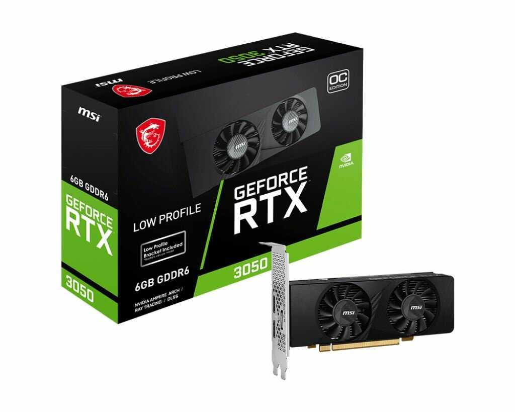 Видеокарта RTX 3050 6G OC low profile фотография 6