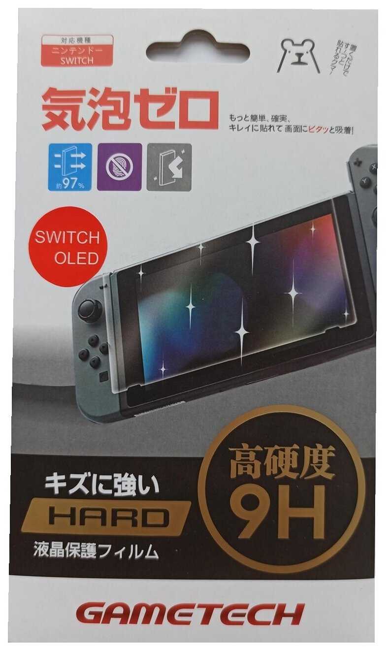 Защитное стекло с антибликом GAMETECH на экран для Nintendo Switch OLED фотография 1