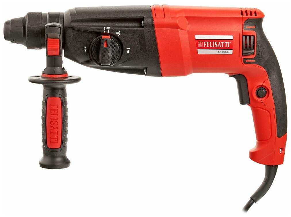 Перфоратор Felisatti П-26/800ЭР(М) SDS+ (кейс+оснастка) фотография 2
