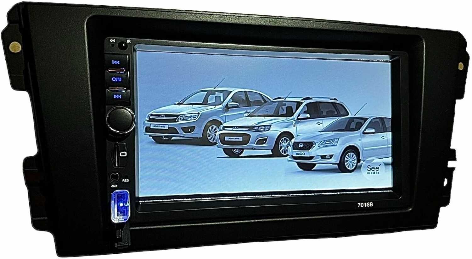 Bluetooth 2din магнитола Datsun Магнитола (7018b) фотография 4