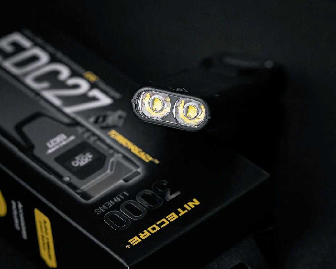Фонарь Nitecore EDC27UHI (3100 люмен) фотография 3