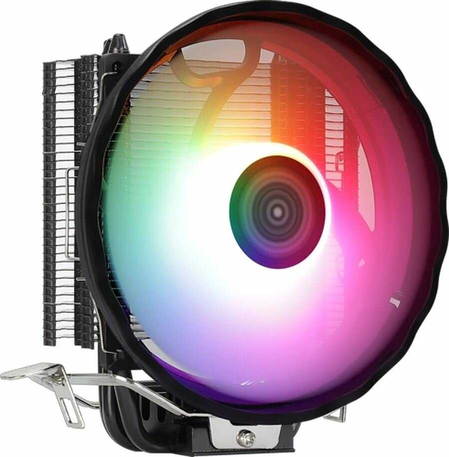 Вентилятор для процессора AeroCool Rave 3 (125W/ARGB/PWM/Soc Intel 115X/775/1200/1700 /AMD/Heat pipe 6mm x3)