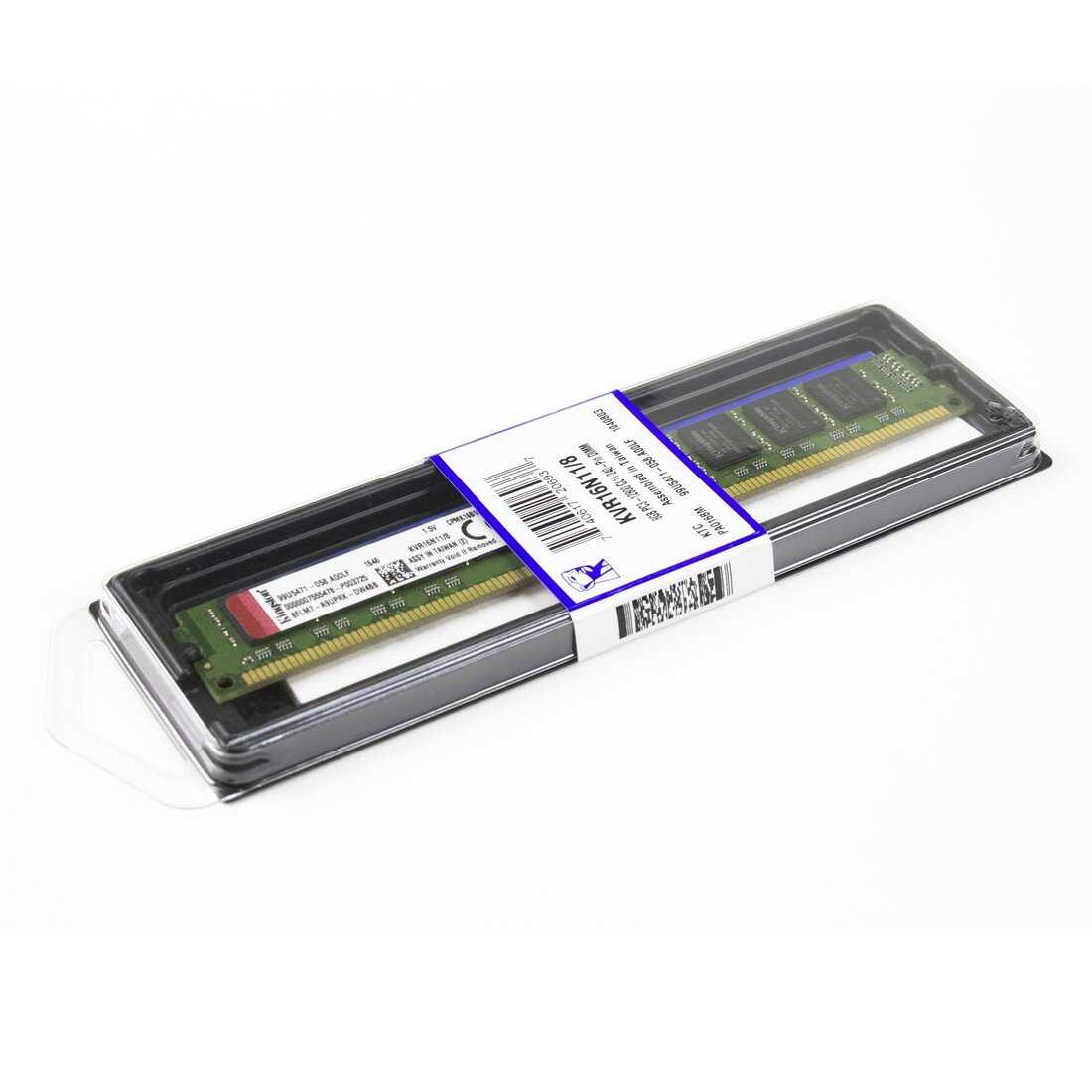 Оперативная память Kingston ValueRAM 8 ГБ DDR3 DIMM (KVR16N11/8WP) фотография 16