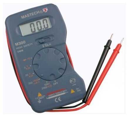Портативный мультиметр M300 MASTECH фотография 1