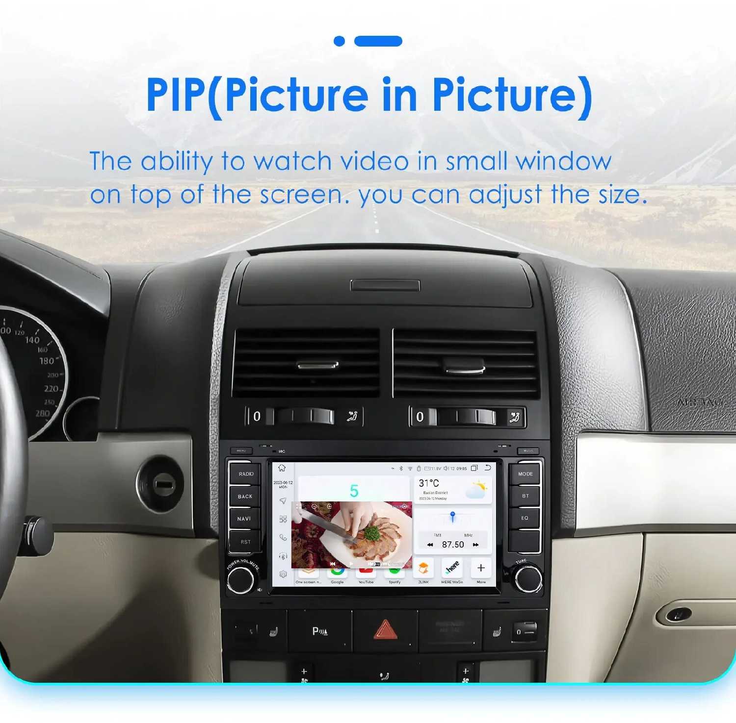 Автомагнитола Carplay Android для Volkswagen VW Touareg Multivan T5 Transporte 2004-2011 (7862) фотография 25