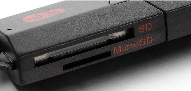 Высокоскоростной кард-ридер SmartQuickly C307 - MicroSDXC, SDXC до 2 Тб - USB 3.1 G1 - Win+Mac+Linux фотография 5