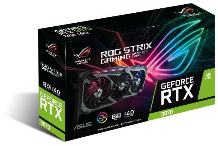 Видеокарта ASUS ROG Strix GeForce RTX 3070 OC 8GB (ROG-STRIX-RTX3070-O8G-GAMING) фотография 10