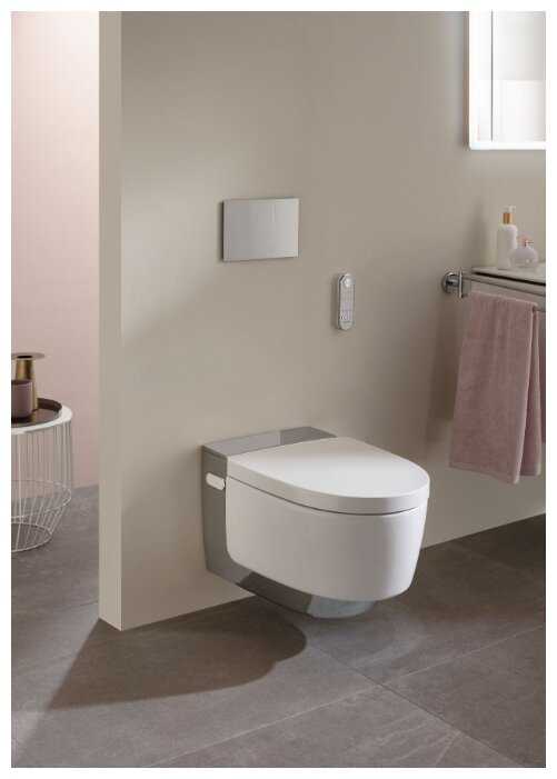 Унитаз-биде подвесной GEBERIT AquaClean Mera Comfort 146.214.21.1 с горизонтальным выпуском фотография 12