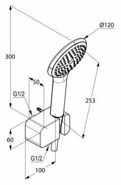 Ручной душ KLUDI Freshline 6787005-00, хром фотография 1