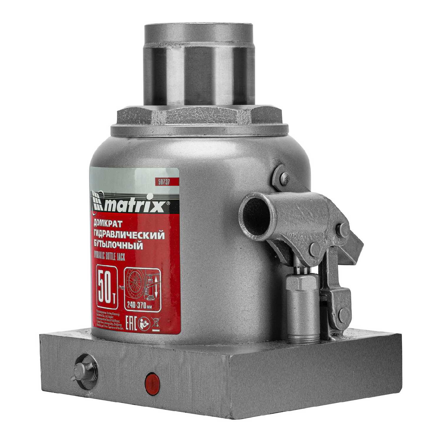 Домкрат бутылочный гидравлический Matrix 50737 фотография 29