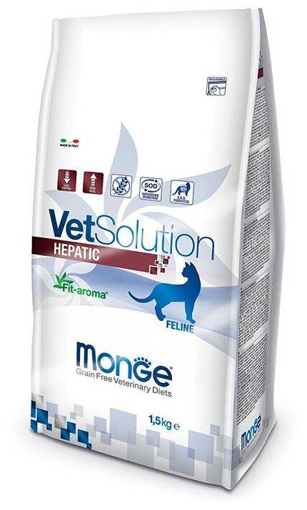Корм для кошек Monge VetSolution Hepatic фотография 11