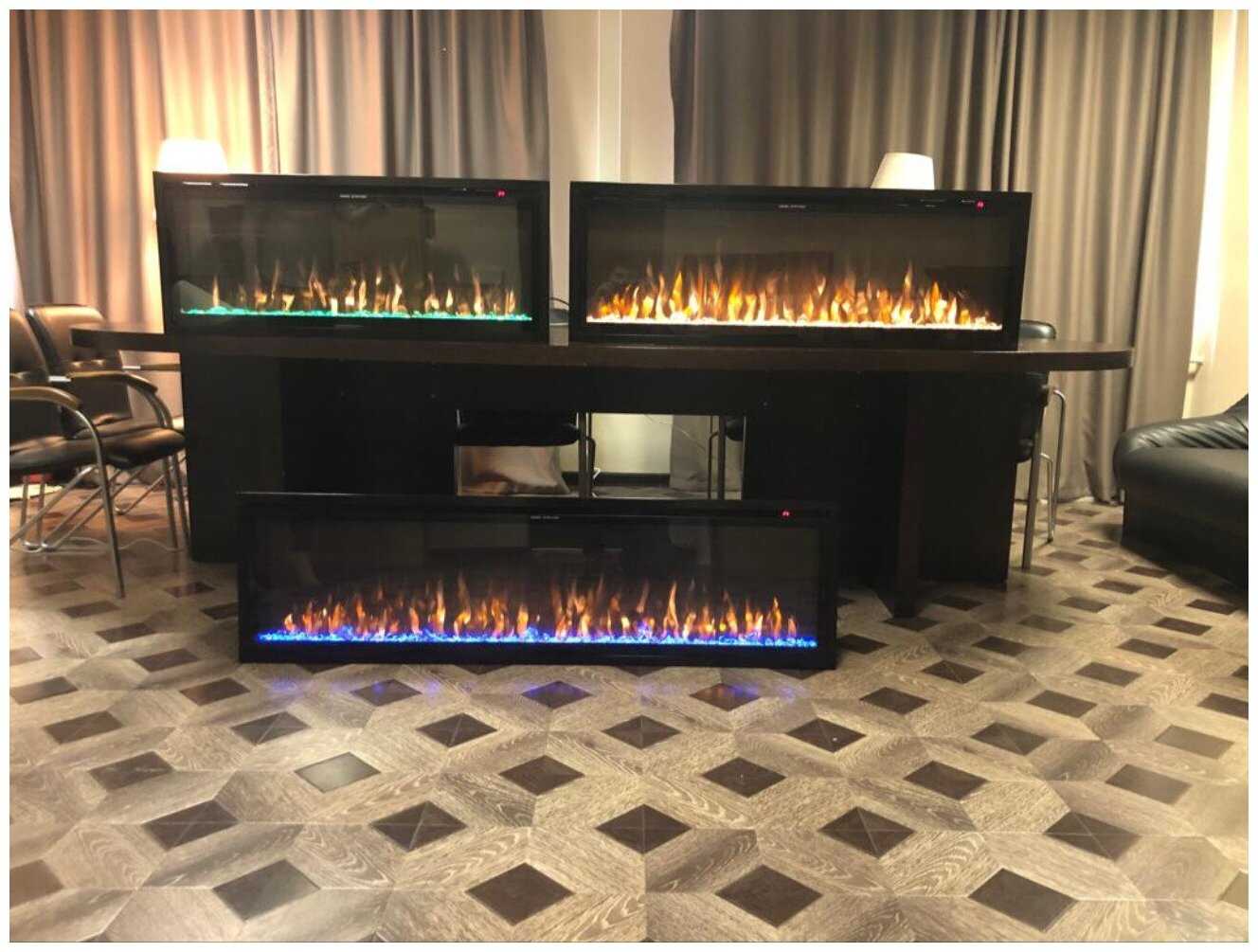 Электрокамин Denver + Saphir 50 (10 вариантов подсветки) фотография 4