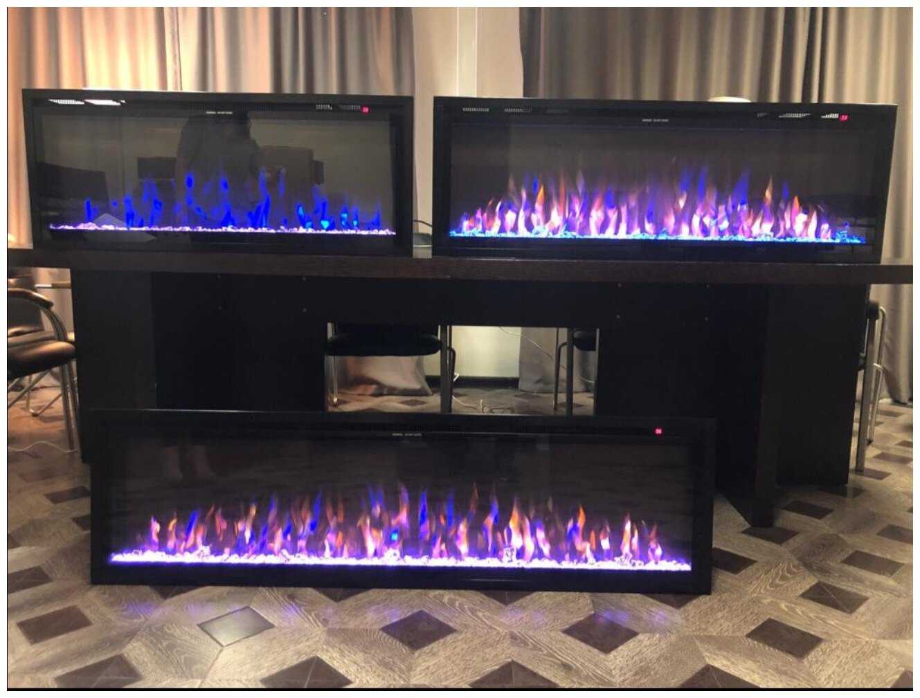 Электрокамин Denver + Saphir 50 (10 вариантов подсветки) фотография 5