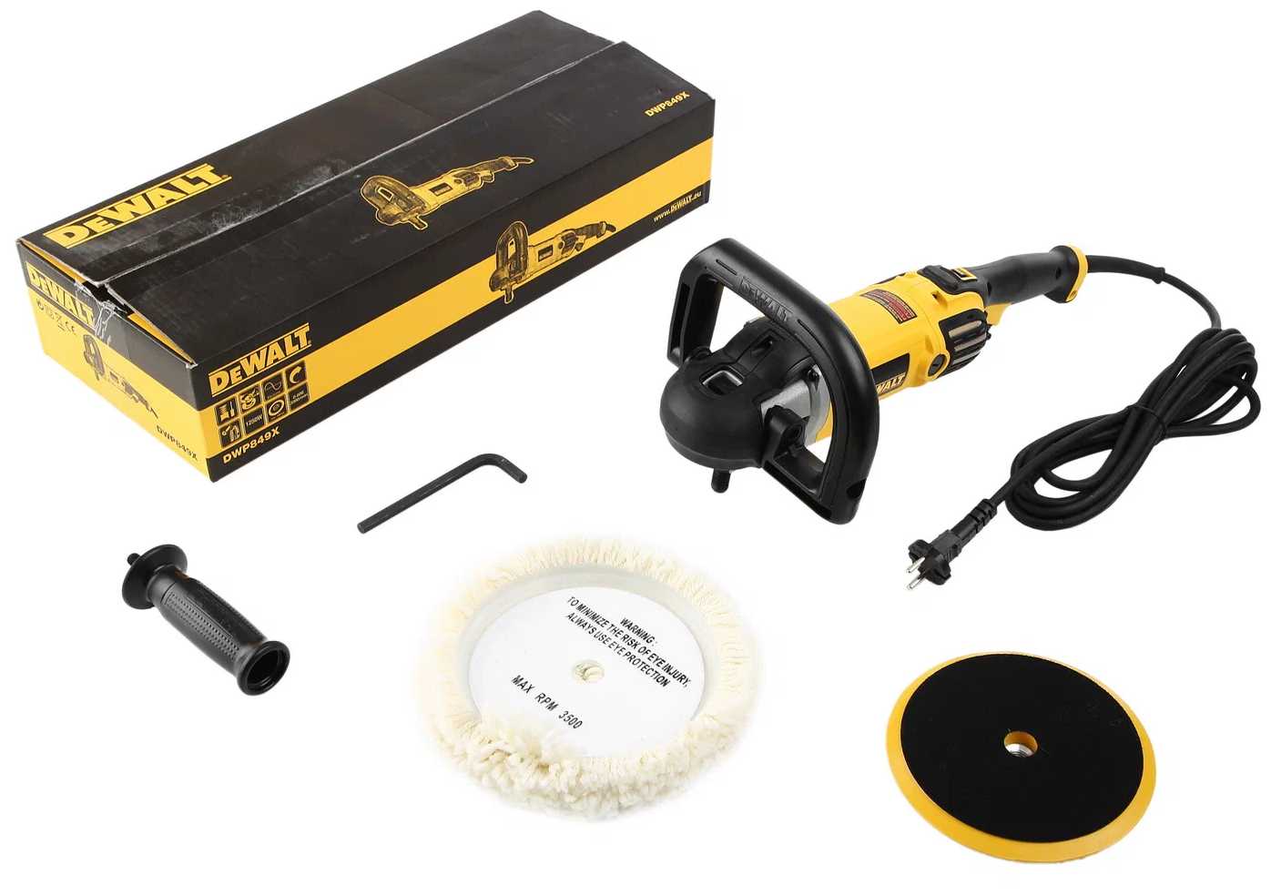 Полировальная машина DeWALT DWP849X фотография 13