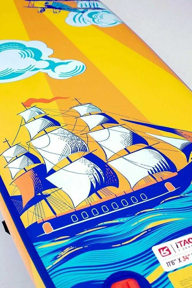 Сап борд надувной iTaoStar 11.0x34x6 Cat (335x86x15) фотография 19