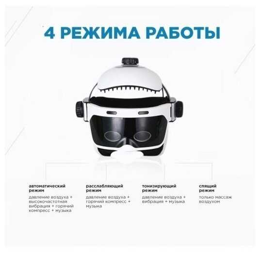 Электромассажер для головы /Шлем массажёр/Аккупунктурный массаж/Шлем-массажер фотография 6