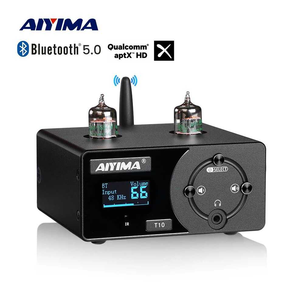 Ламповый усилитель для наушников с ЦАП AIYIMA T10 фотография 1