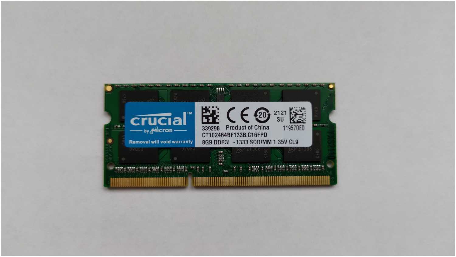 Оперативная память Crucial DDR3L SO-DIMM