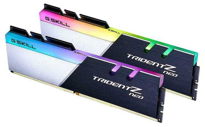 Оперативная память 16 GB 2 шт. G.SKILL Trident Z Neo F4-3800C14D-32GTZN фотография 2