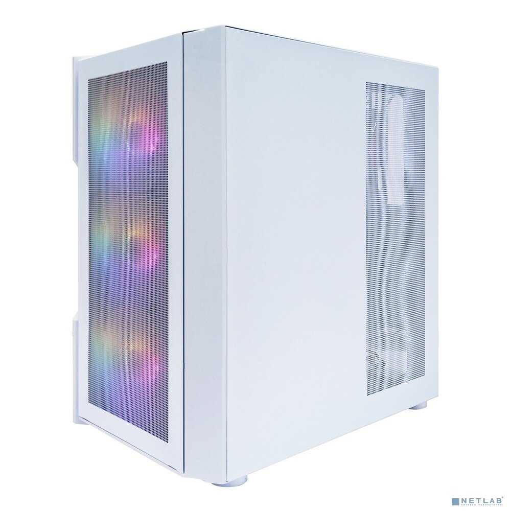 Корпус 1STPLAYER TRILOBITE T7-P (2USB3.0, Audio, Window,4x120mm LED) (T7-P-WH-4F1-W) фотография 9