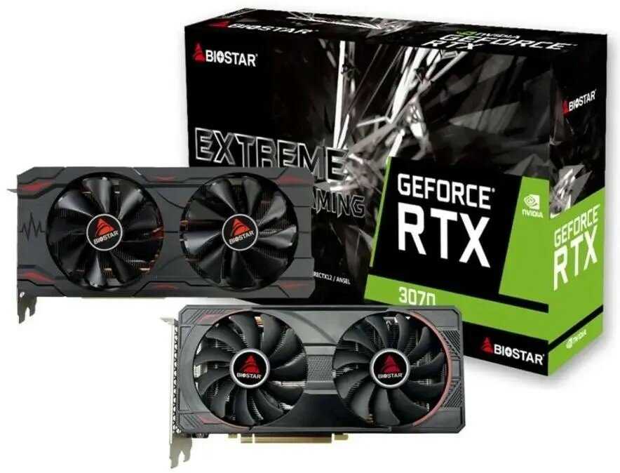 Видеокарта BIOSTAR GeForce RTX 3070 GDDR6 8192MB 256-bit [VN3706RM82] фотография 3