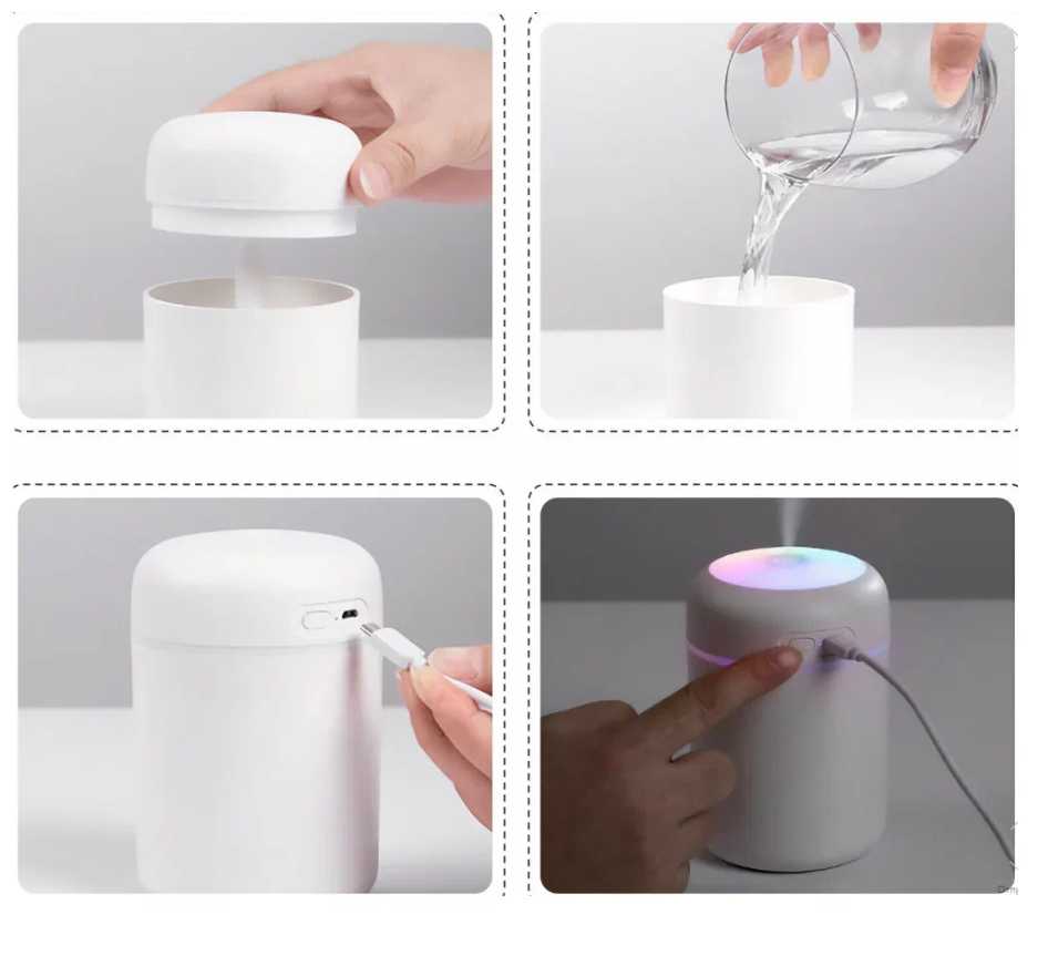 Мини-увлажнитель воздуха HUMIDIFIER H2O фотография 7