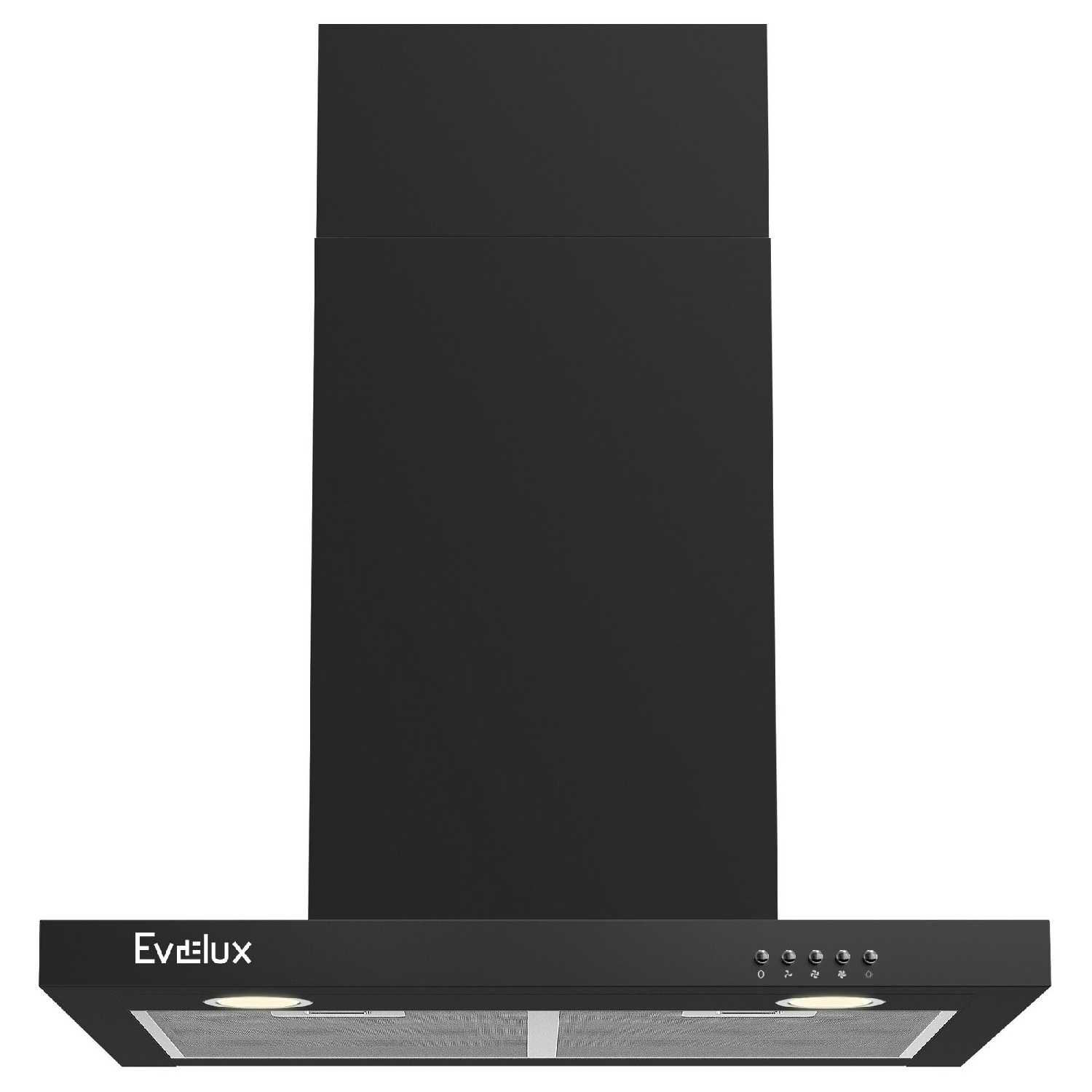 Т-образная вытяжка Evelux Ingrid 60 [ширина 60 см, производительность 750 м3/ч]