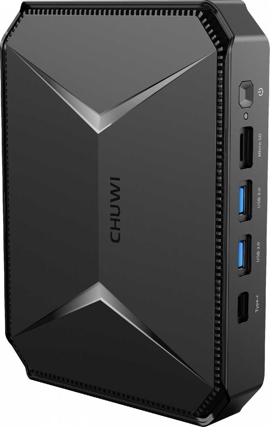 ПК Chuwi HeroBox N100 (0.8) 8Gb SSD256Gb UHDG CR Windows 11 Professional GbitEth WiFi BT