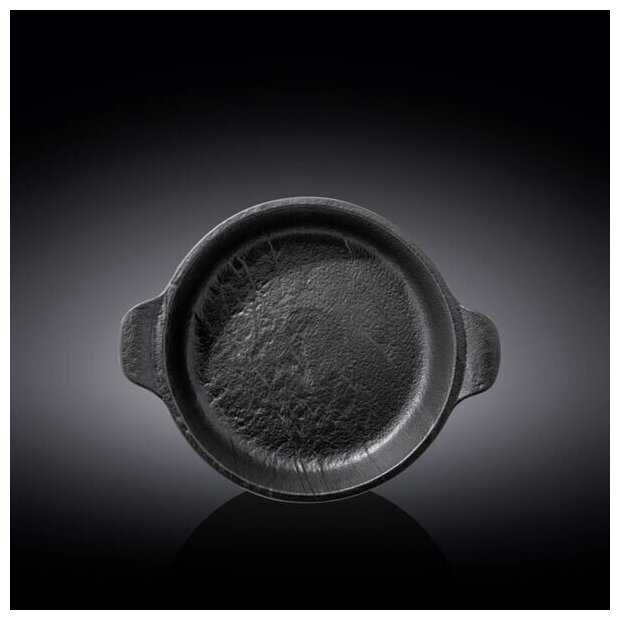 Форма для запекания круглая 28x22,5 см 800 мл черная Wilmax