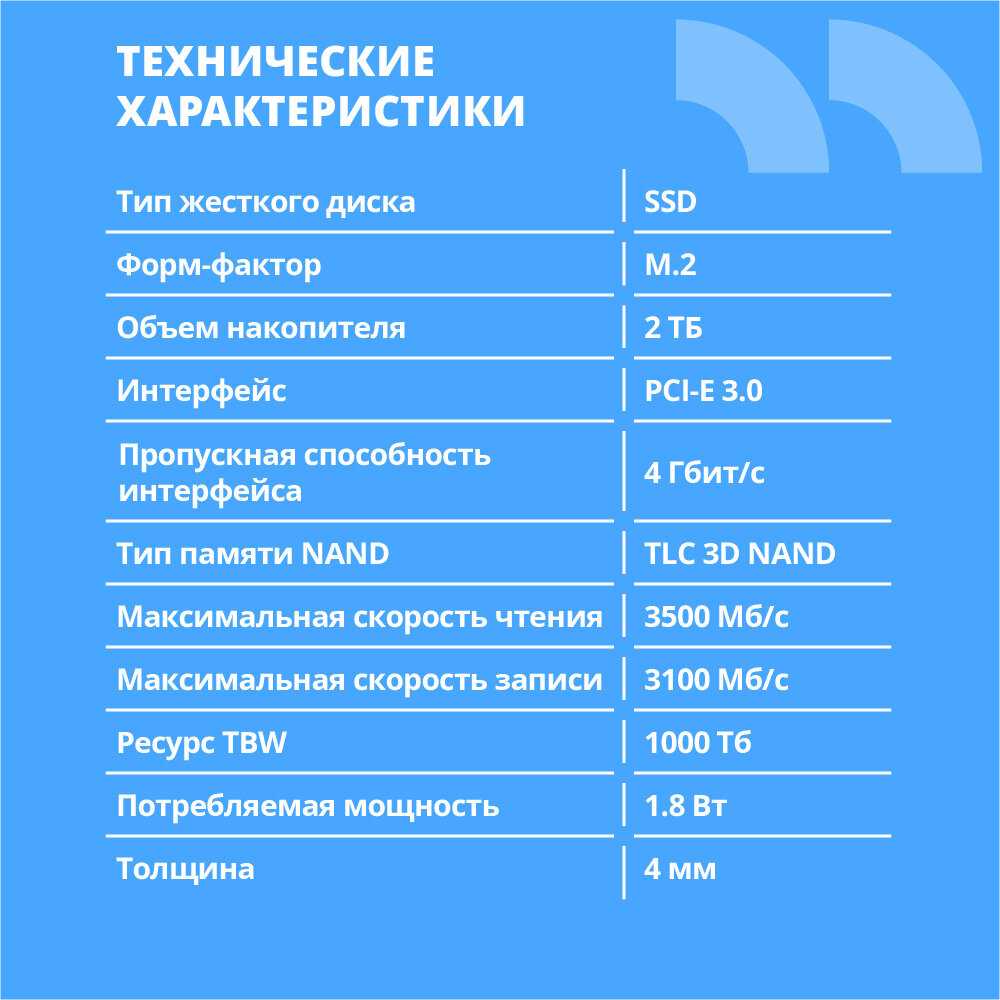 Внутренний SSD-накопитель Cbr серия 