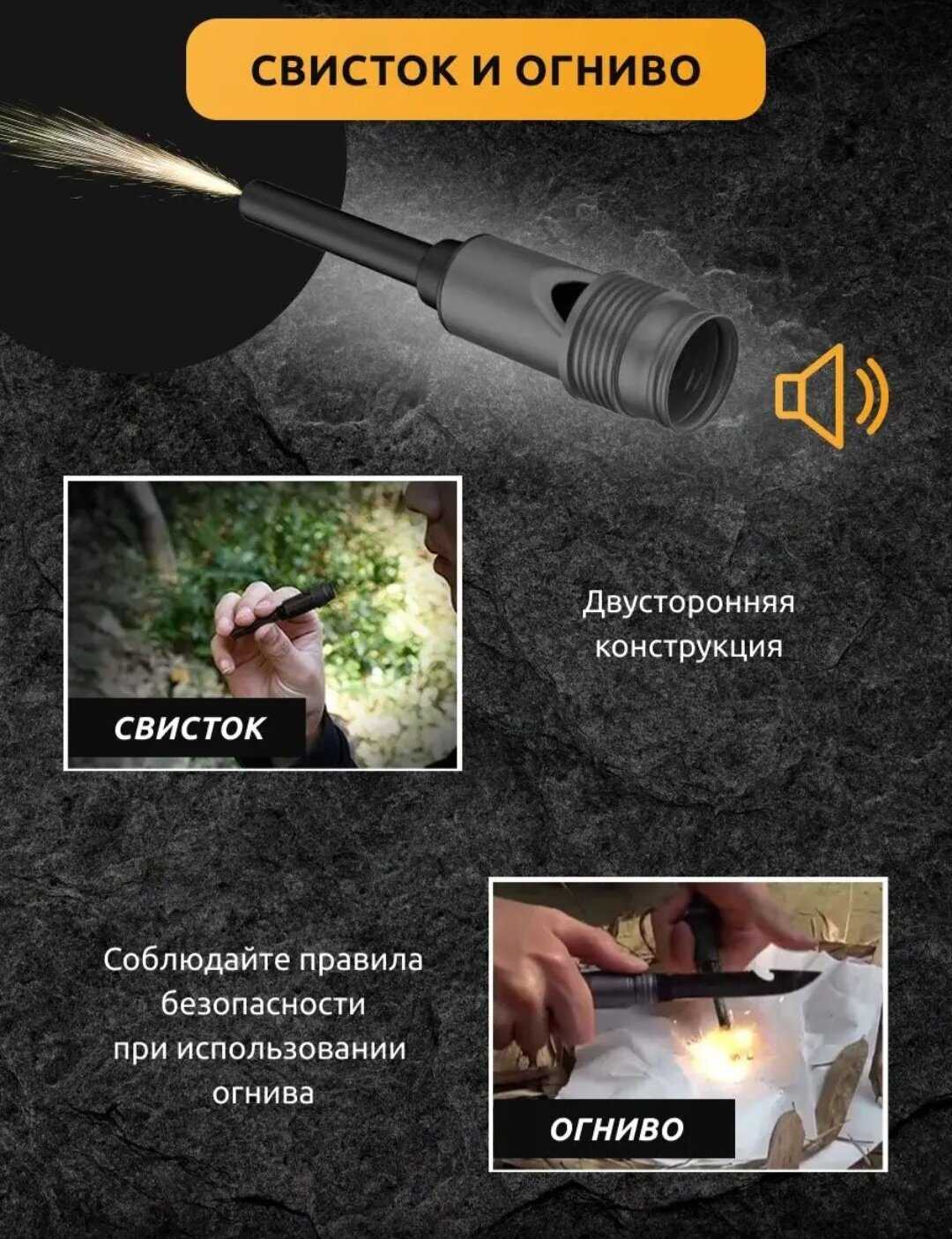 Многофункциональная лопата, нож складной и набор инструментов в кейсе туристический универсальный фотография 15