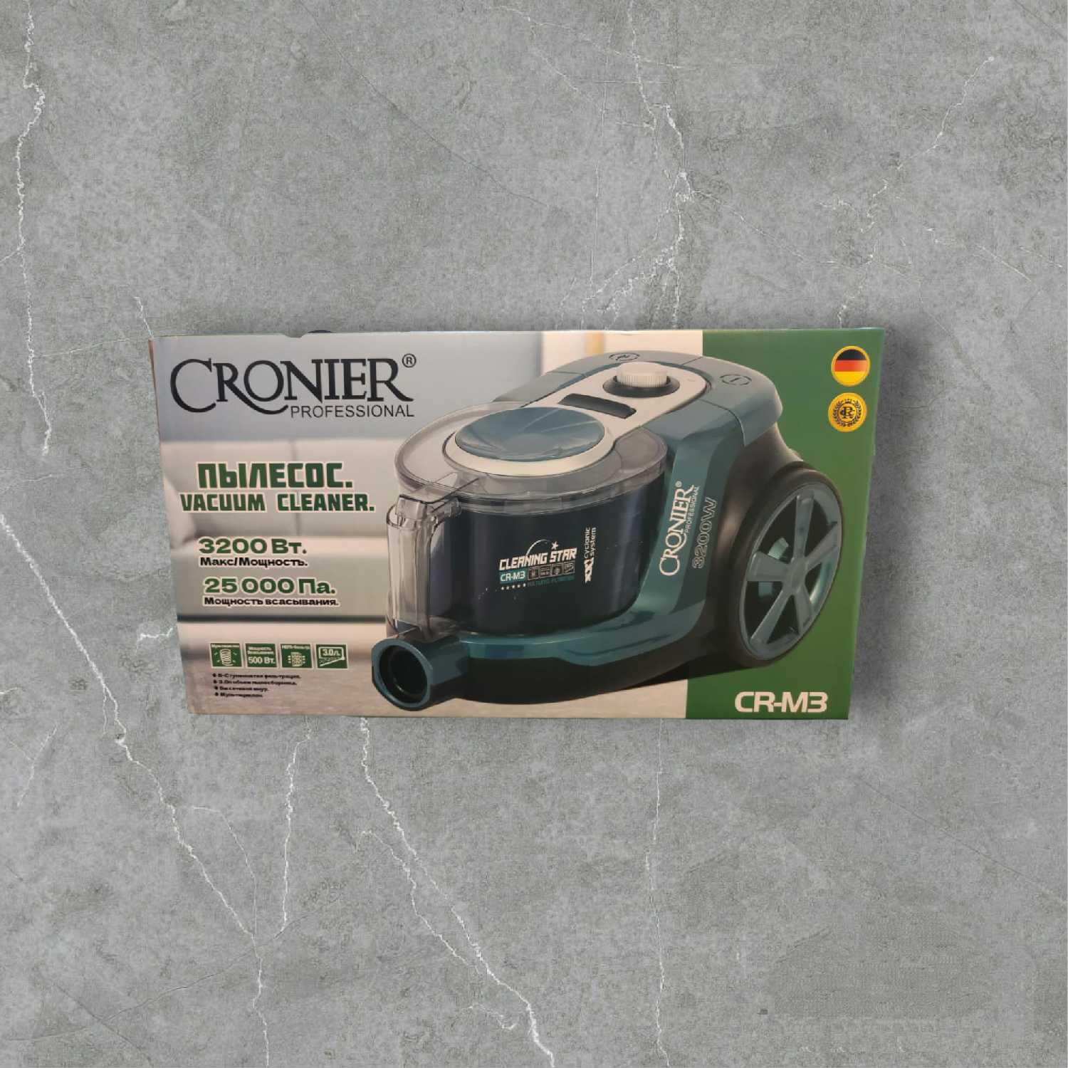 Пылесос CRONIER CR-M6 3200 Вт фотография 4