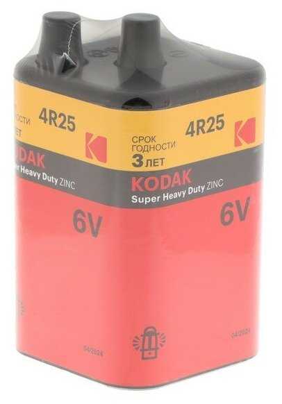 Батарейка Kodak 4R25-1S Super Heavy Duty Zinc фотография 1