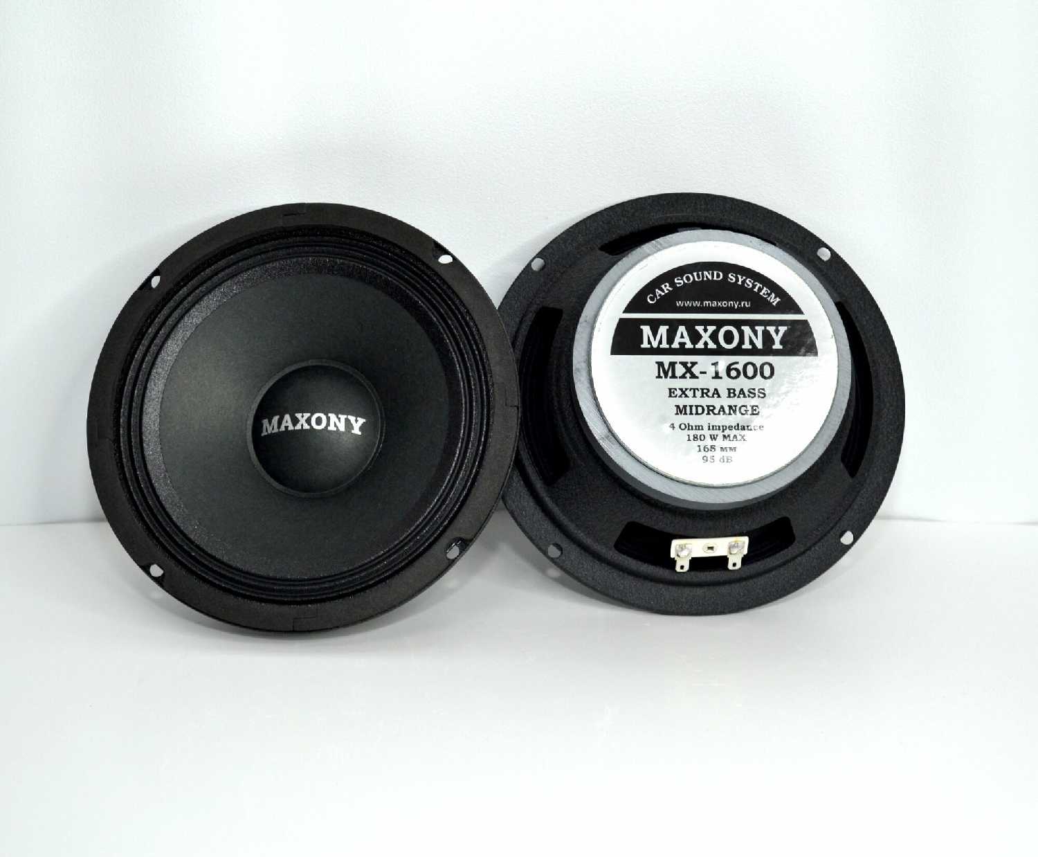 Колонки Автомобильные МAXONY MX-1600 6.5 дюймов 180 Вт фотография 3