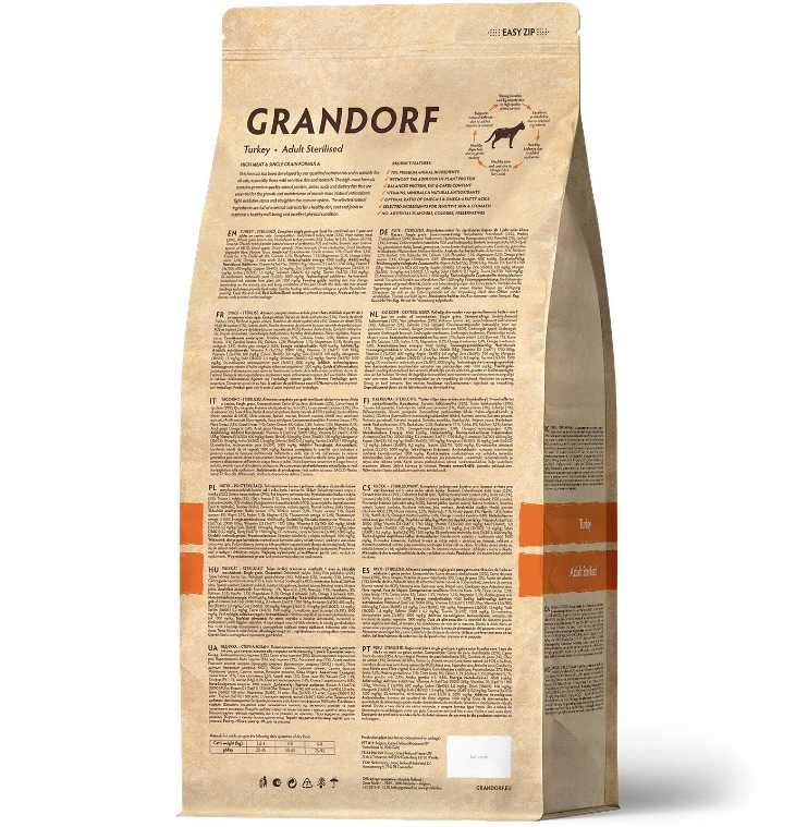 Корм для кошек Grandorf гипоаллергенный с индейкой и рисом фотография 9