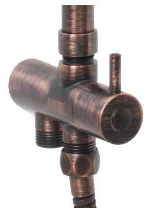 Душевая стойка WasserKRAFT A041, бронза фотография 2