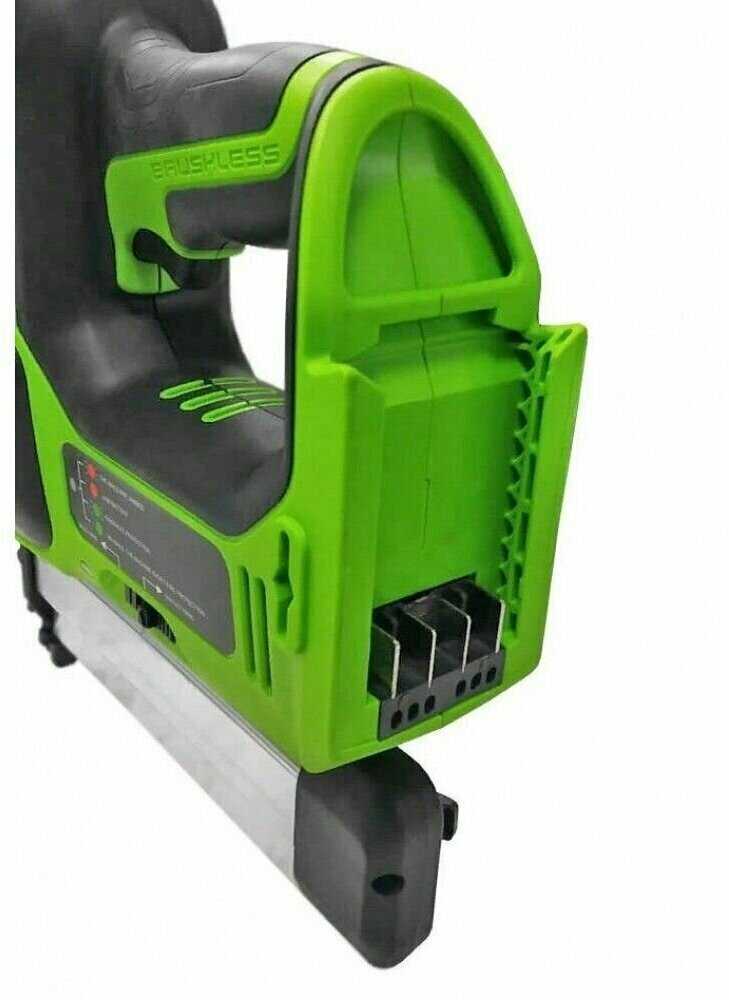 Гвоздезабивной пистолет Greenworks GD24BN 24В без АКБ и ЗУ фотография 9