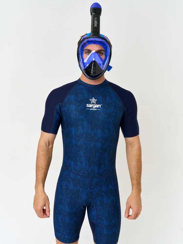 Маска для снорклинга и подводного плавания SARGAN PLANETA OCEAN (L-XL) фотография 12