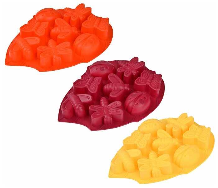 Форма для выпечки VETTA Пчелка, 28х21х3 см, силикон фотография 2