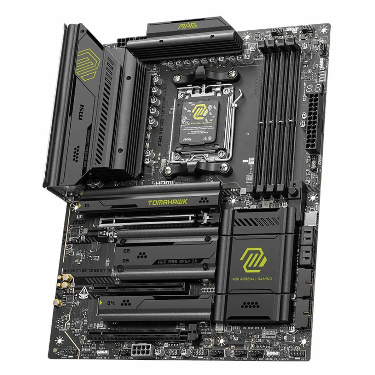 Материнская плата MSI MAG X870E TOMAHAWK WIFI, AM5, AMD X870E, ATX (MAG X870E TOMAHAWK WIFI) фотография 2