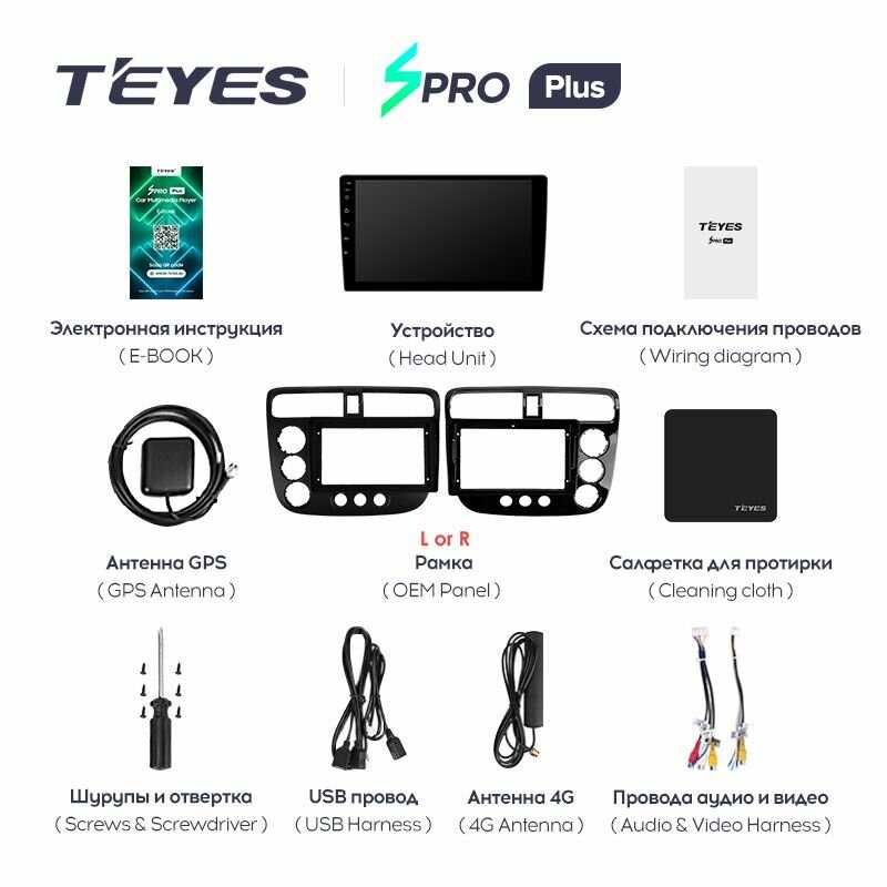 Магнитола Honda Teyes SPRO+ (4/32GB) фотография 10