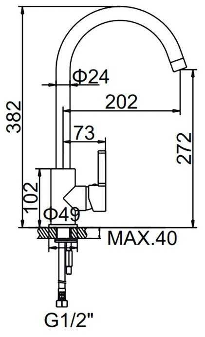 Смеситель для раковины Ledeme L4299B фотография 28
