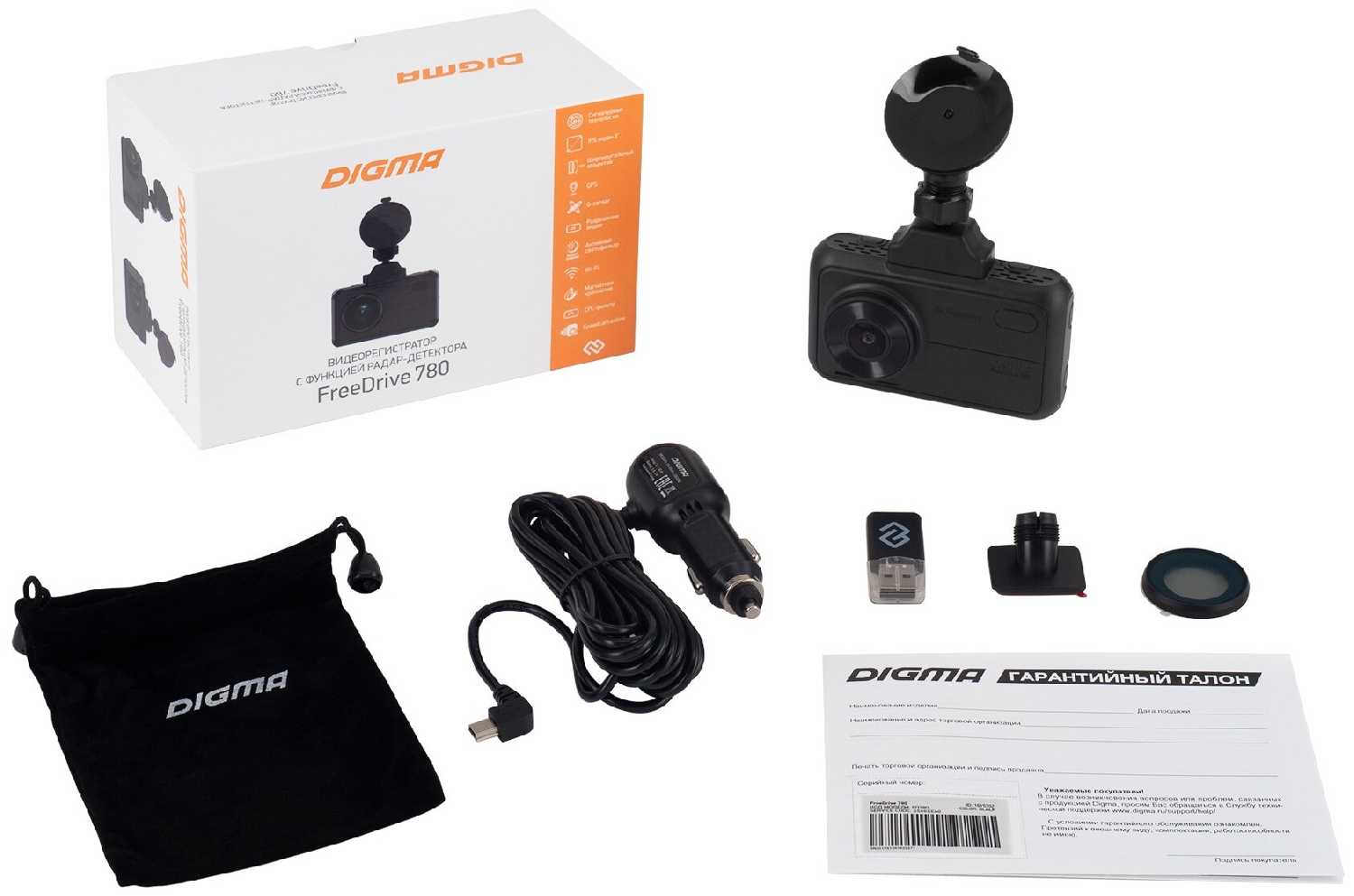 Видеорегистратор DIGMA Freedrive 780 GPS фотография 16