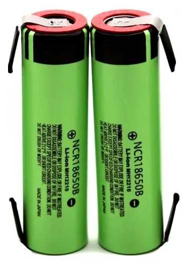 Аккумулятор 18650 Li-ion Panasonic 3400 mAh с выводами под пайку (Axial) фотография 1