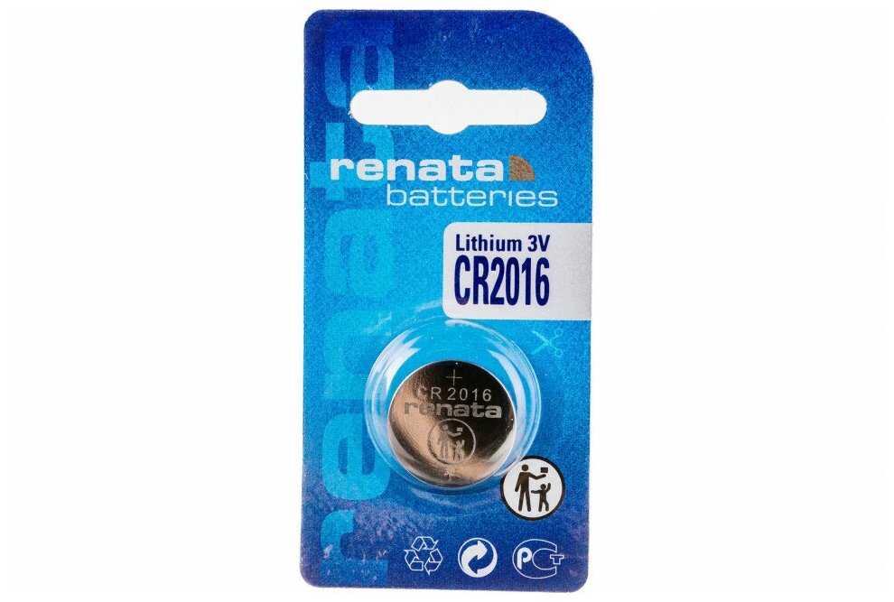 Литиевая батарейка Renata CR 2016 (16168748)