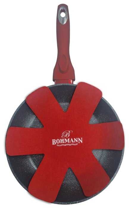 Сковорода Bohmann BH-1005-24MRB , подходит для индукционных плит фотография 2