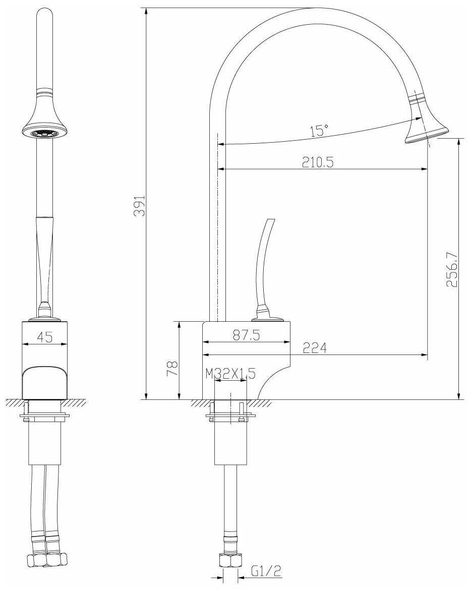 Смеситель Lemark LM6005C фотография 2