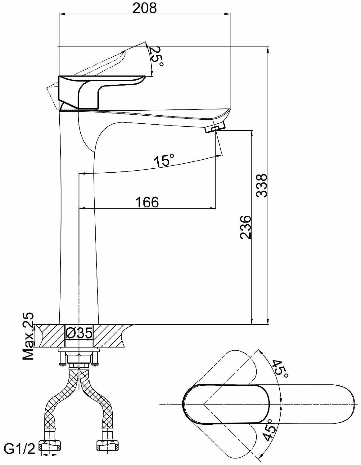 Смеситель D&K DA1032001 фотография 18